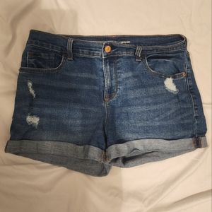 Boyfriend Denim Shorts